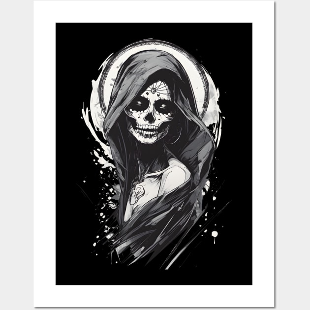 Santa Muerte Wall Art by huwagpobjj